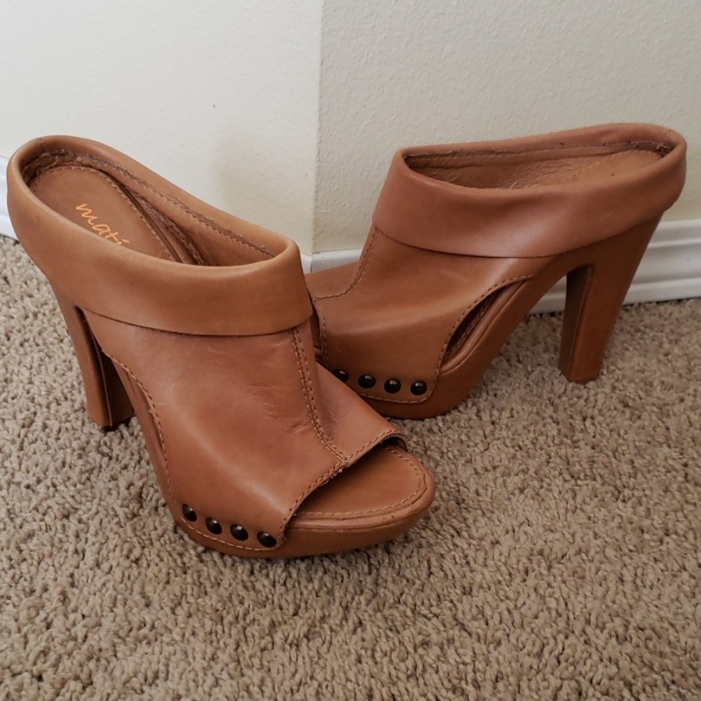 Matisse studded leather heels